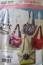 Load image into Gallery viewer, Simplicity Crafts 3822 - Handbags - Five Options with Pockets
