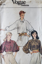 Load image into Gallery viewer, Vintage Vogue 8430, Tunic &amp; Blouse UNCUT, Size 16, Very Rare
