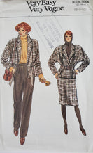 Load image into Gallery viewer, Very Easy Vogue,9449 Jacket, Pants and Skirt, UNCUT and UNUSED, Misses size 6-8-10
