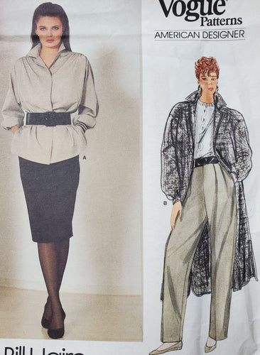 Vogue 1191 Bill Haire, Coat, Skirt, Blouse and Pants