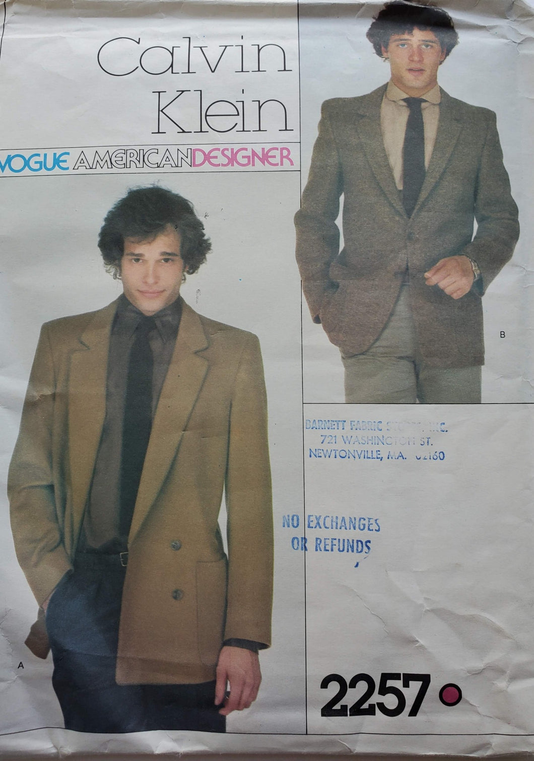 Vogue 2257 Men's Jacket