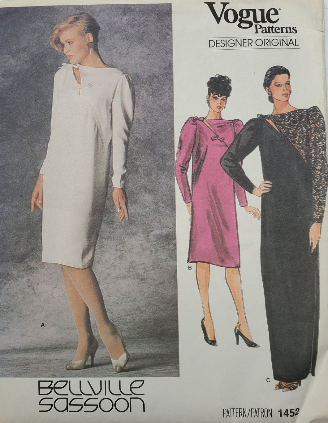 Vogue 1452 Bellville Sassoon, Formal Dresses