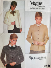 Load image into Gallery viewer, Vintage Vogue Pattern 2828, Designer Joseph Picone, UNCUT, UNUSED Misses Jacket and Skirt Size 10
