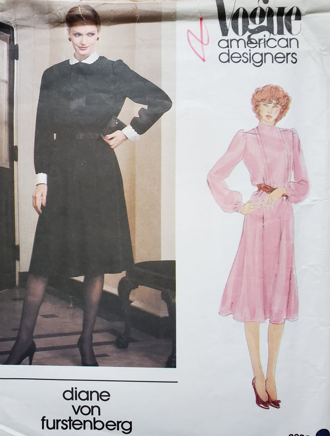 Vogue 2632 UNCUT Diane Von Furstenberg, Dresses, Misses Size 8